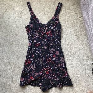 American Eagle romper with corset detail.
